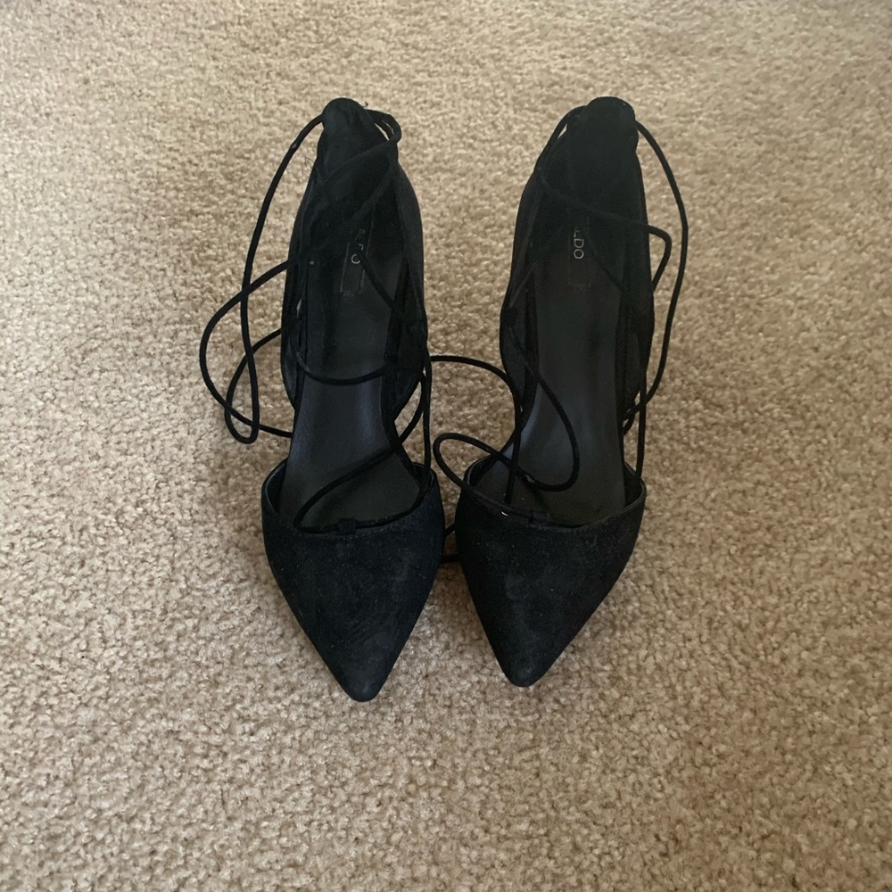 ALDO lace up heels